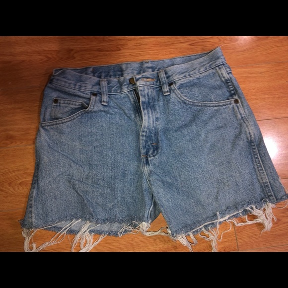 Light blue Wrangler jeans shorts - Picture 2 of 6